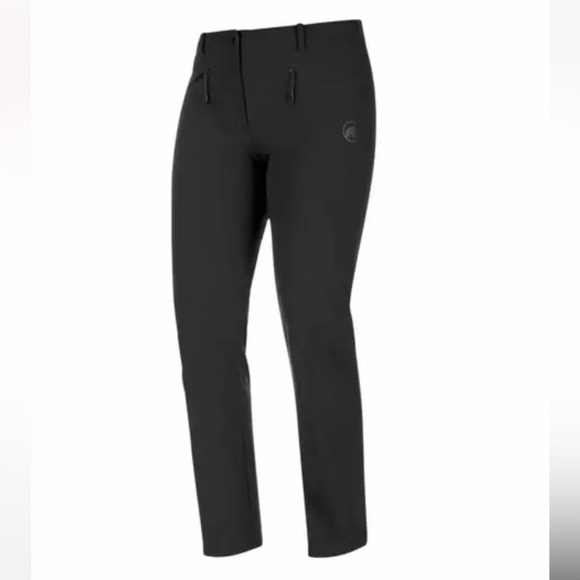 Mammut Macun Hiking Women's Classic Black Straight Leg Pants - Picture 6 of 15